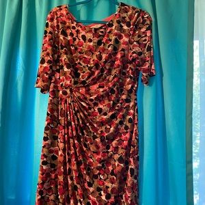 Dress barn mid sleeve dress